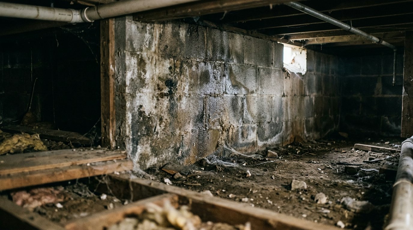 Selling a House With Mold: Disclosure Law, What Kills the Conventional Buyer Pool, and the Cash Math